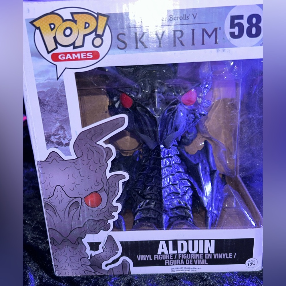Alduin Skyrim Pop figure #58 6” inch NIB